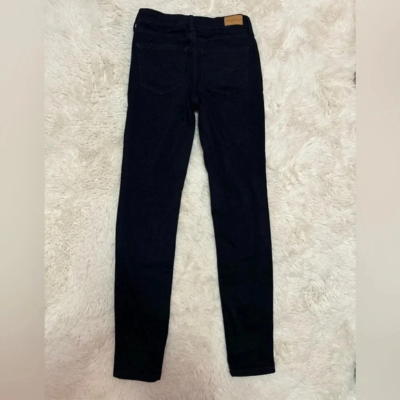 Aeropostale high waisted ankle jeggings dark blue size 0 regular - Picture 6 of 7